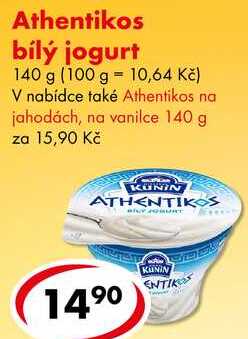 Athentikos bílý jogurt, 140 g