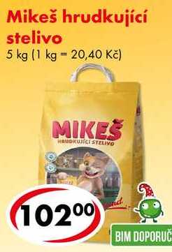 Mikeš hrudkující stelivo, 5 kg  