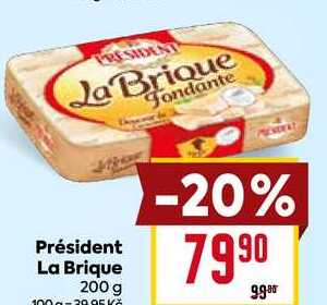 PRESIDENT La Brique  200 g