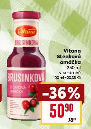 Vitana Steaková omáčka 250 ml vice druhů  