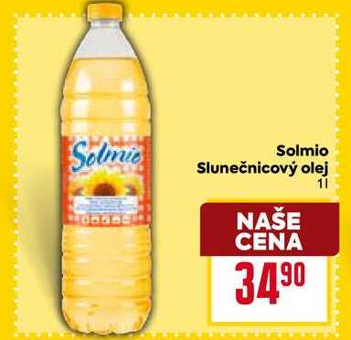 Solmio Slunečnicový olej 1 l