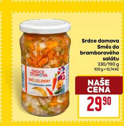 Srdce domova Směs do bramborového salátu 330/190 g  
