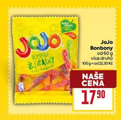 JoJo Bonbony od 60 g více druhů