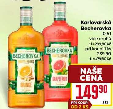  Karlovarská Becherovka 0,5 l