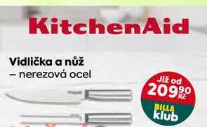 Vidlička a nůž - nerezová ocel 
