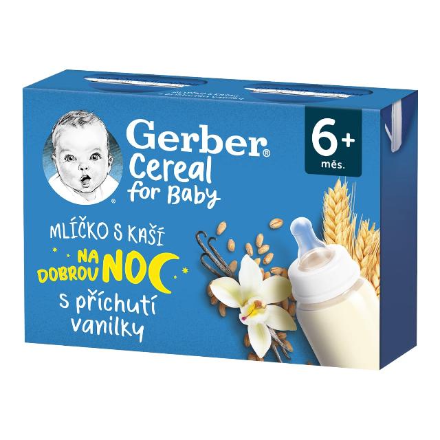 Gerber Cereal Mlíčko s kaší vanilkové