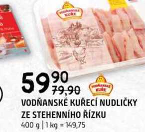 Vodňanské Kuřecí nudličky ze stehenního řízku 400g