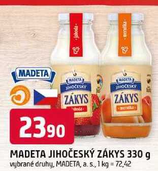MADETA JIHOČESKÝ ZÁKYS 330 g 