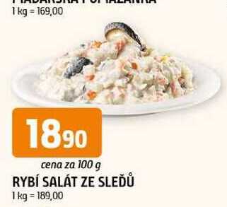 RYBÍ SALÁT ZE SLEĎŮ 100 g