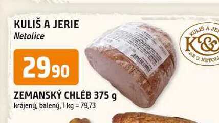 ZEMANSKÝ CHLÉB 375 g