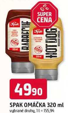SPAK OMÁČKA 320 ml 