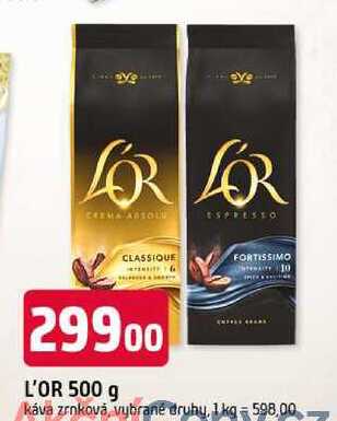 L'OR 500 g káva zrnková