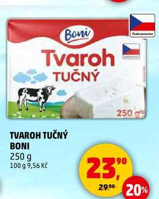 TVAROH TUČNÝ BONI, 250 g 