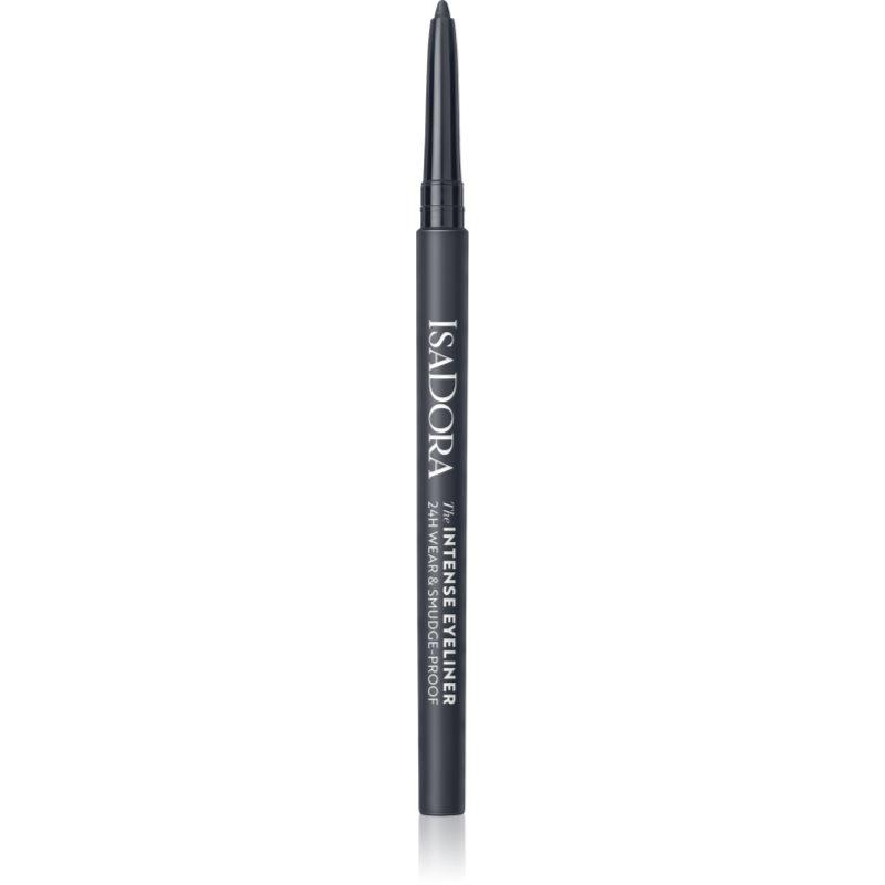 IsaDora The Intense Eyeliner dlouhotrvající tužka na oči voděodolná odstín 63 Steel Gray 0.35 g