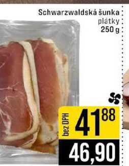 Schwarzwaldská šunka plátky 250 g 