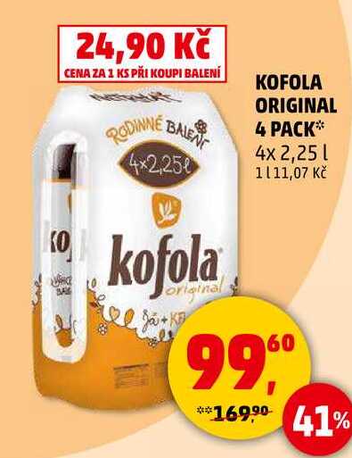KOFOLA ORIGINAL 4 PACK, 4x 2,25 l