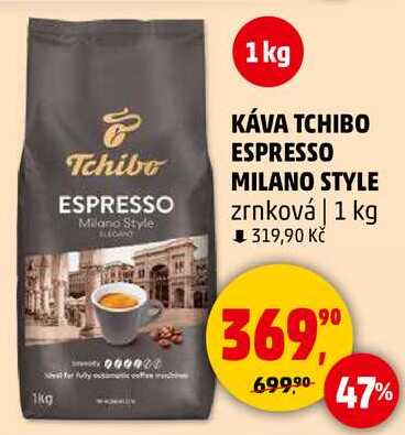 KÁVA TCHIBO ESPRESSO MILANO STYLE zrnková, 1 kg