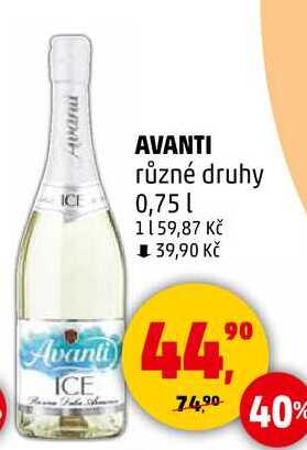 AVANTI různé druhy ICE, 0,75 l