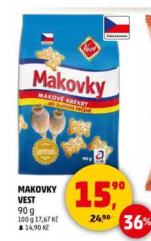 MAKOVKY VEST, 90 g 
