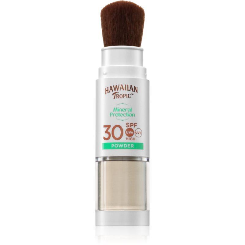 Hawaiian Tropic Mineral Protection Powder Brush ochranný voděodolný opalovací pudr SPF 30 4.25 g