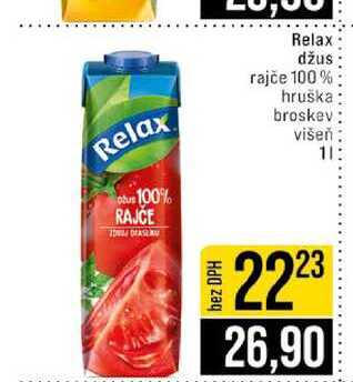Relax hruška broskev višeň 1l