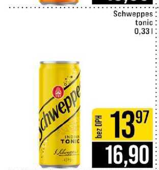 Schweppes tonic 0,33l