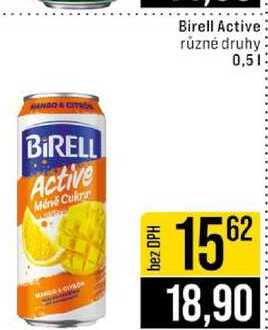 Birell Active různé druhy 0,5l