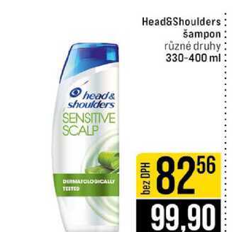 Head&Shoulders šampon různé druhy 330-400 ml