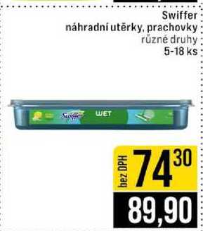 Swiffer náhradní utěrky prachovky různé druhy 5-18 ks 