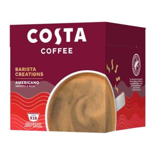 Costa Coffee Signature Blend Americano pražená mletá káva v kapslích 16 x 7,6g (121,6g)