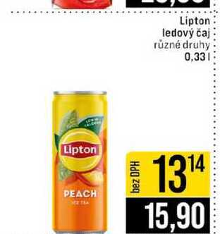 Lipton ledový čaj různé druhy 0,33l