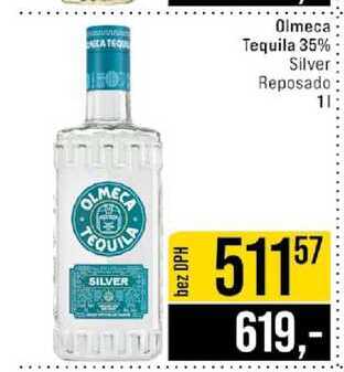 Olmeca Tequila 35% Silver Reposado 1l