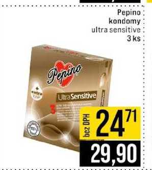 Pepino kondomy ultra sensitive 3 ks 