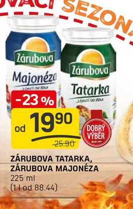 ZÁRUBOVA MAJONÉZA 225 ml 