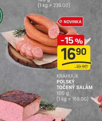 POLSKÝ TOČENÝ SALÁM 100 g 