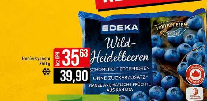 Borůvky lesni 750 g 