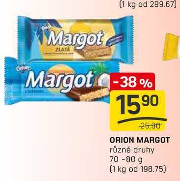 ORION MARGOT různé druhy 70-80 g