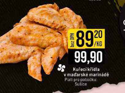 Kuřecí křídla v maďarské marinade 1kg
