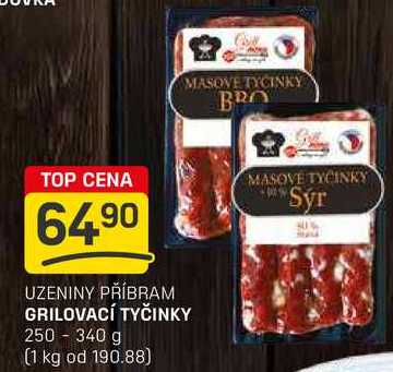 GRILOVACÍ TYČINKY 250-340 g