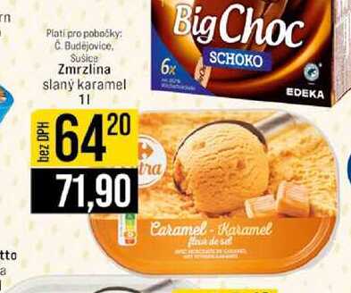 Zmrzlina slaný karamel 1l