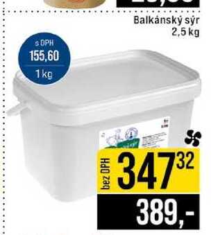Balkánský sýr 2,5 kg 