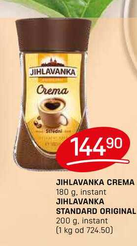 JIHLAVANKA STANDARD ORIGINAL 200 g, instant 