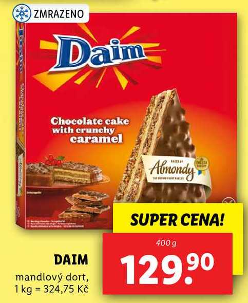DAIM mandlový dort, 400 g