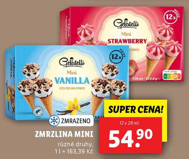 ZMRZLINA MINI, 12x 28 ml