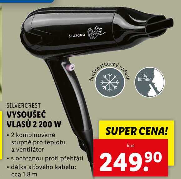 VYSOUŠEČ VLASŮ 2 200 W