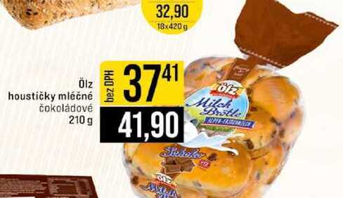 Ölz houstičky mléčné čokoládové 210 g
