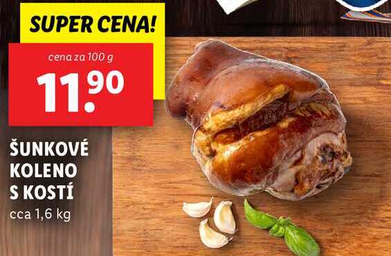 ŠUNKOVÉ KOLENO S KOSTÍ, cena za 100 g