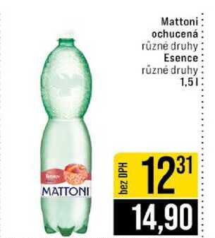 Mattoni ochucená různé druhy Esence různé druhy 1,5l
