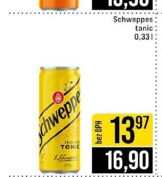 Schweppes tonic 0,33l 