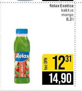 Relax Exotica kaktus mango 0,3l